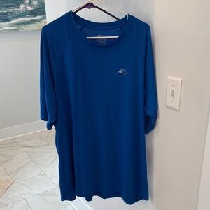 Blue Short Sleeve fishing shirt